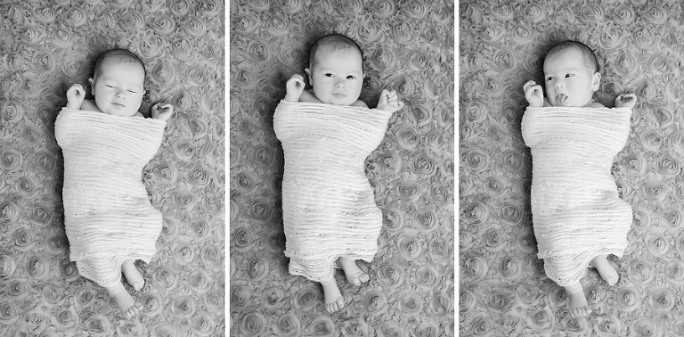 Babyfotos als Collage